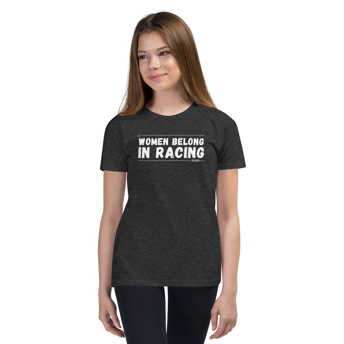 Women Belong In Racing Youth T-shirt