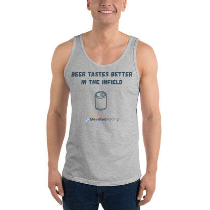 Beer Tastes Better In The Infield Men's Tank Top