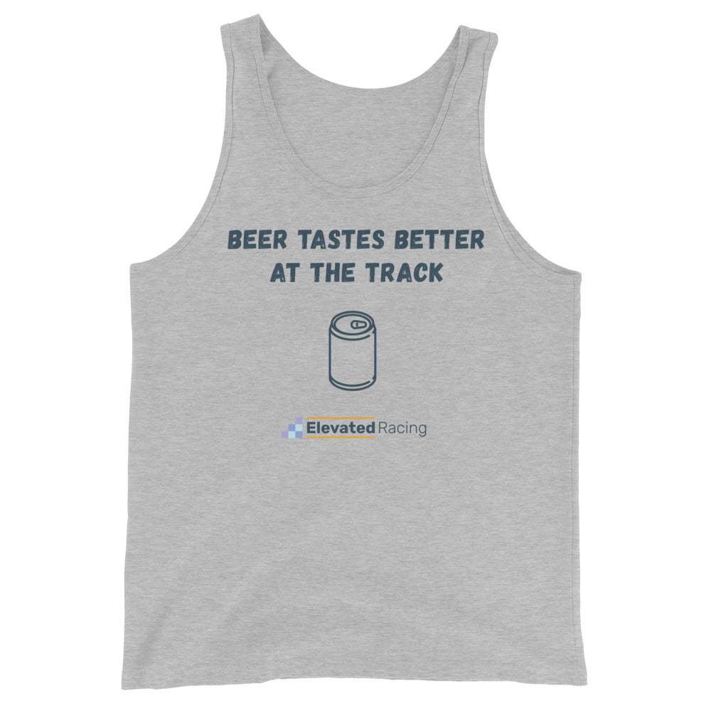 Beer Tastes Better At The Track Men's Tank Top