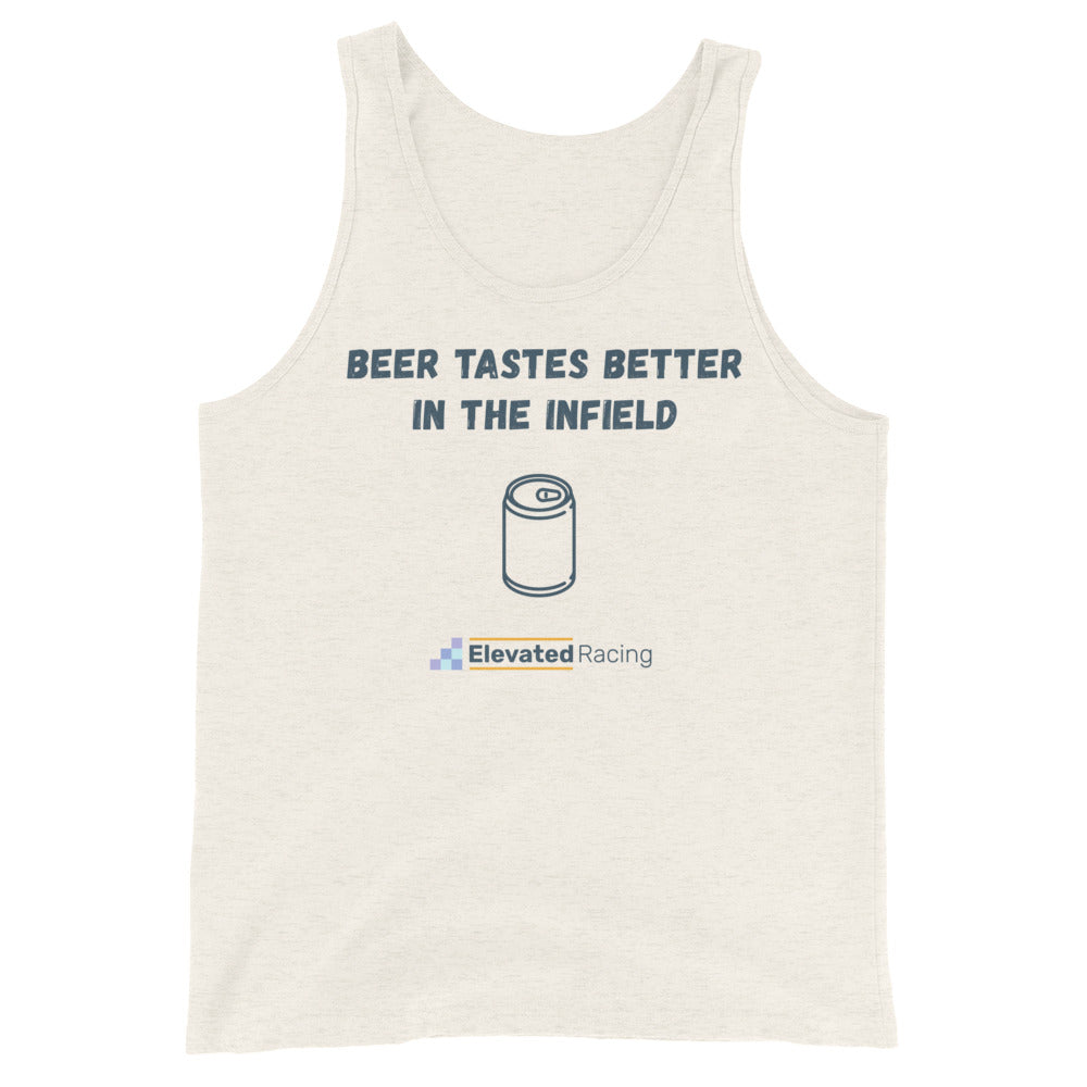 Beer Tastes Better In The Infield Men's Tank Top