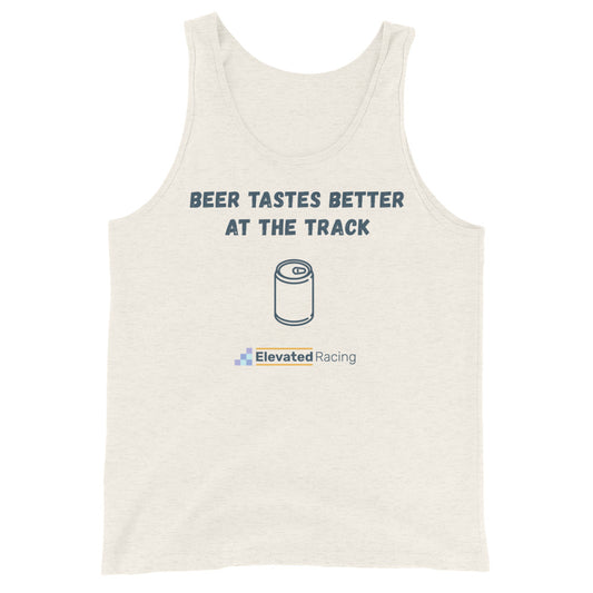 Beer Tastes Better At The Track Men's Tank Top