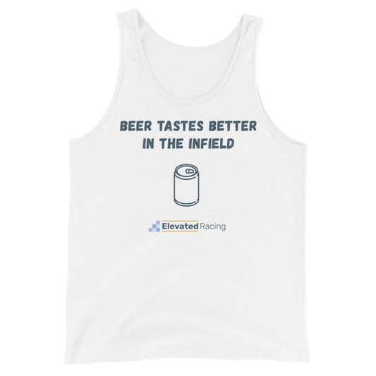 Beer Tastes Better In The Infield Men's Tank Top