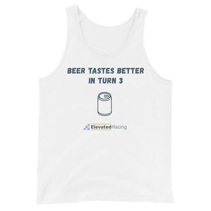 Beer Tastes Better In Turn 3 Men's Tank Top