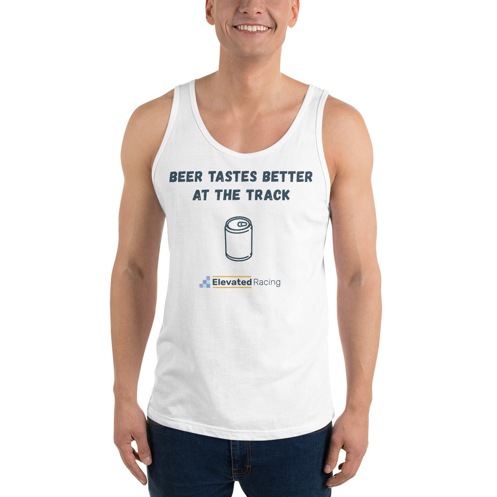 Beer Tastes Better At The Track Men's Tank Top