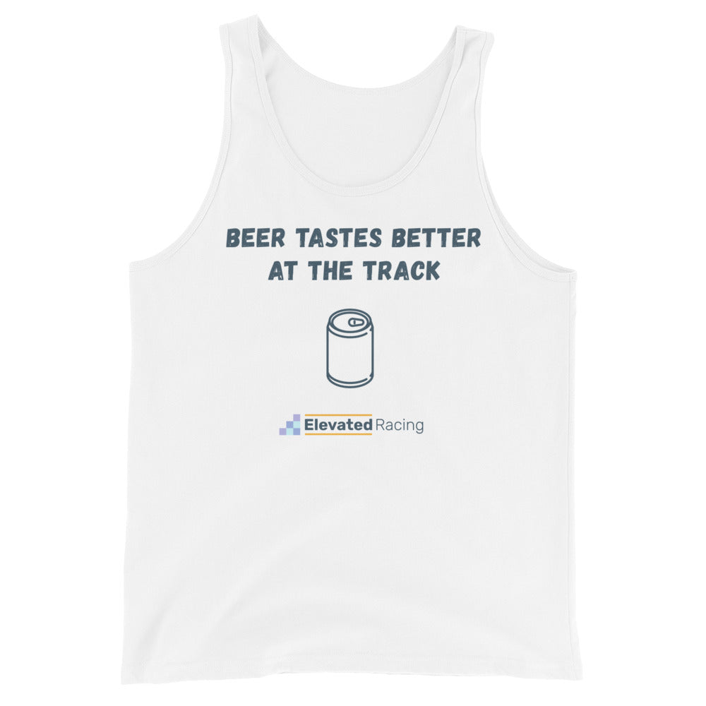 Beer Tastes Better At The Track Men's Tank Top