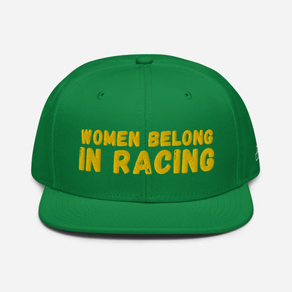 Women Belong In Racing Hat