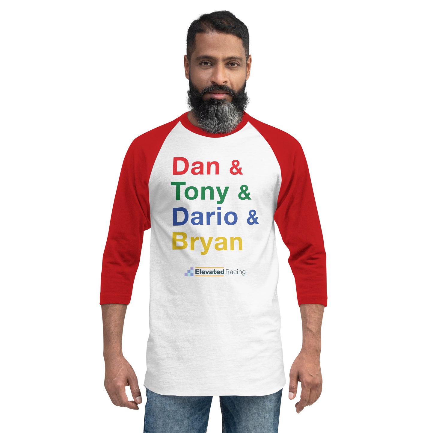 Dan & Tony & Dario & Bryan 3/4 Sleeve Shirt