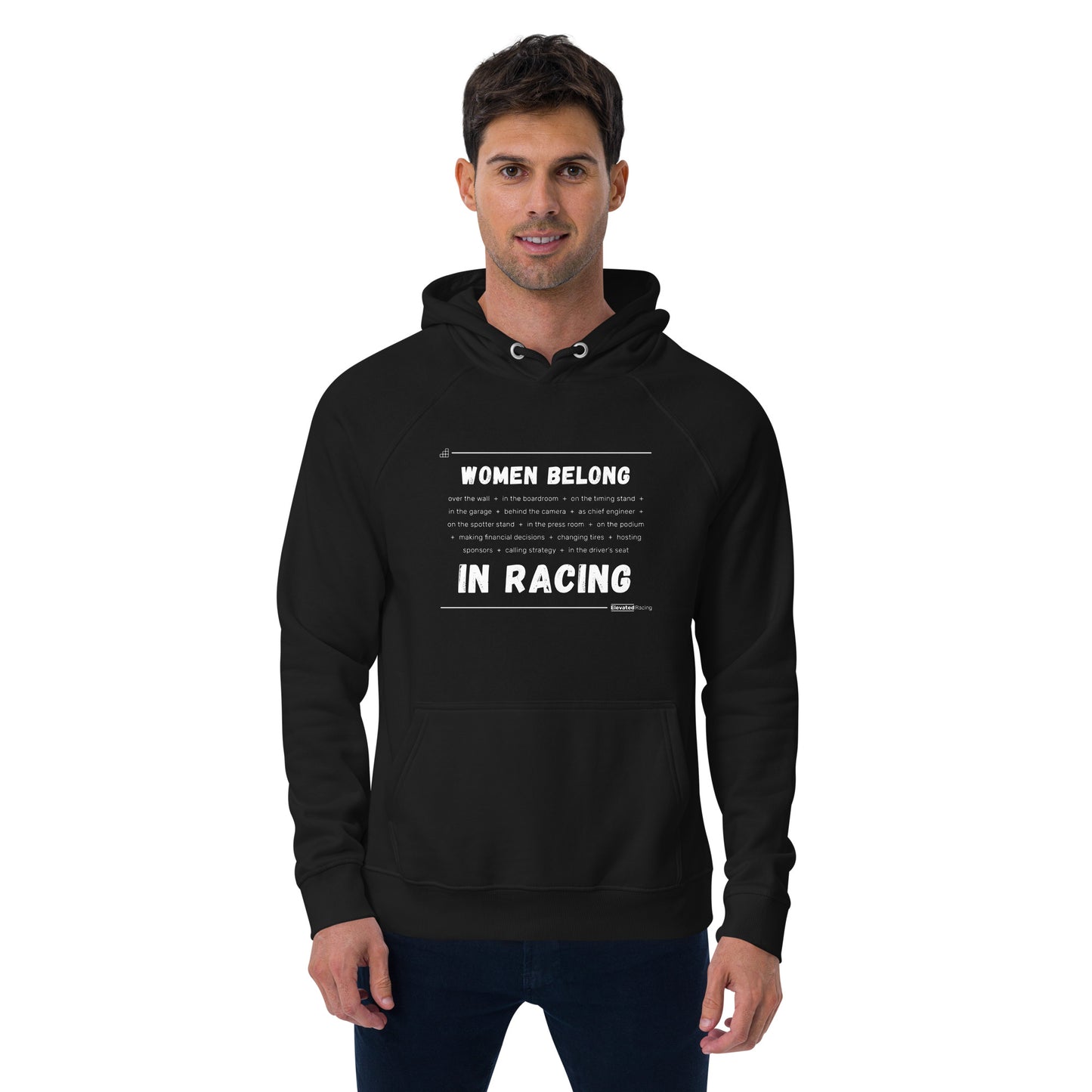 Women Belong In Racing Hoodie