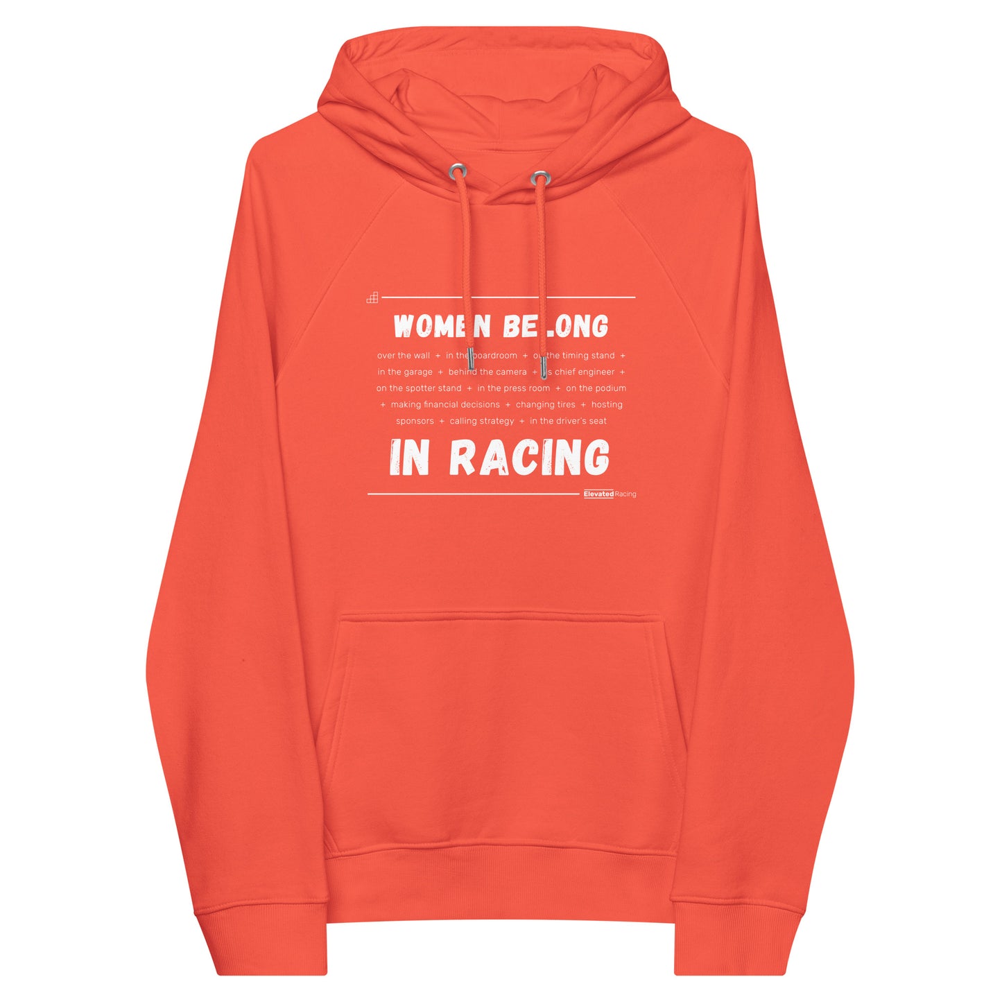 Women Belong In Racing Hoodie