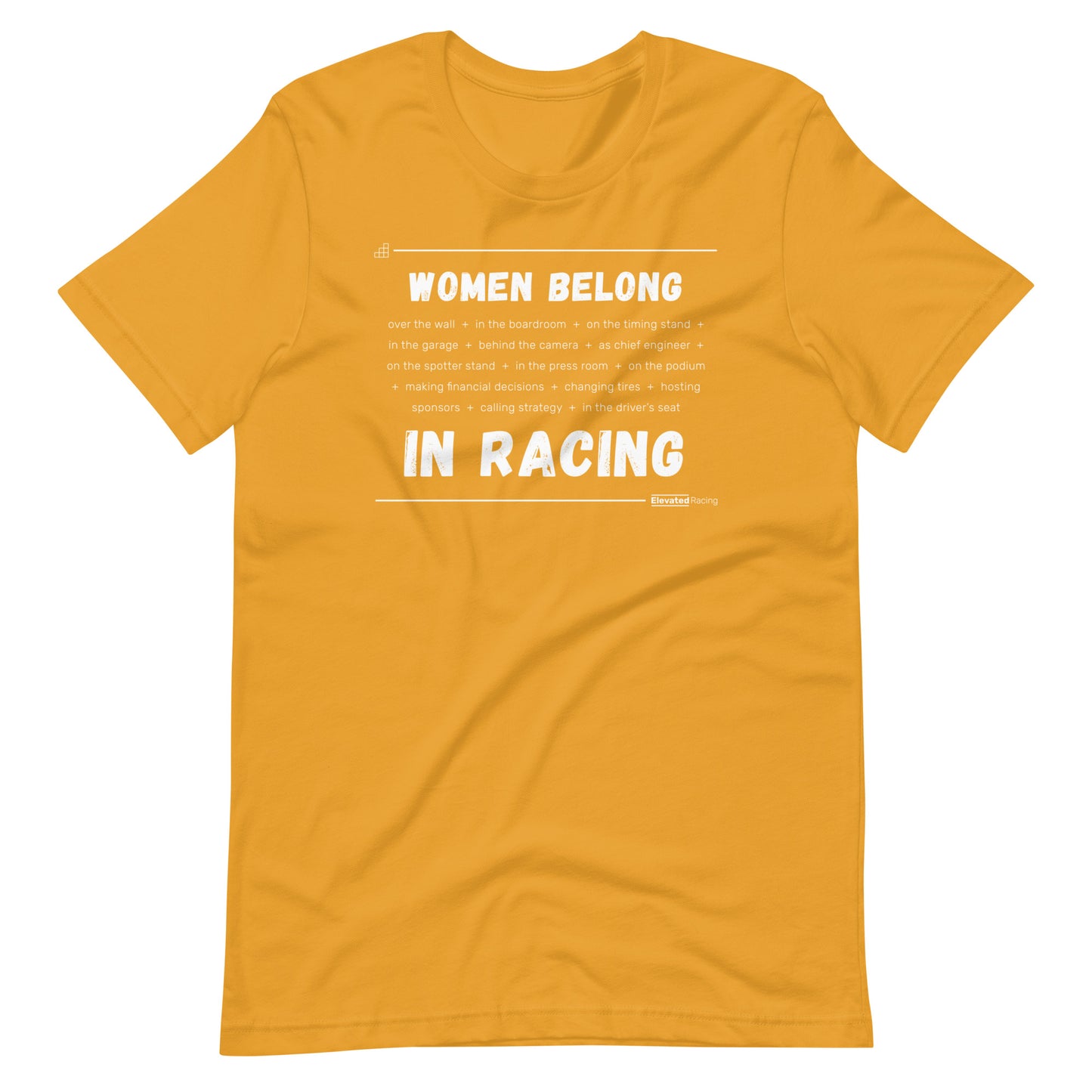 Women Belong In Racing T-shirt